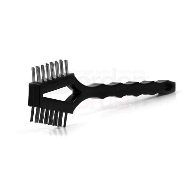 1/4 Brush D .003 Wire D Double Spiral Power Brush Stainless Fill, PK12